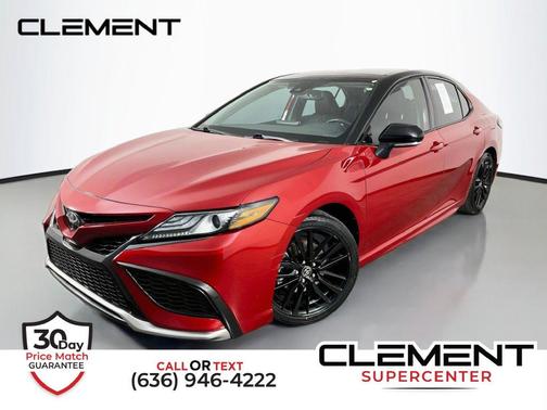 Supersonic Red / Midnight Black Metallic 2023 Toyota Camry XSE