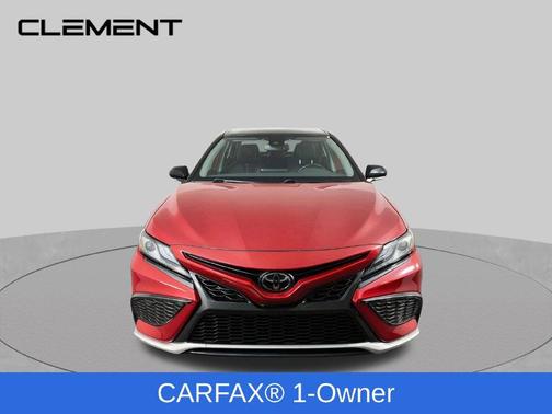 Supersonic Red / Midnight Black Metallic 2023 Toyota Camry XSE