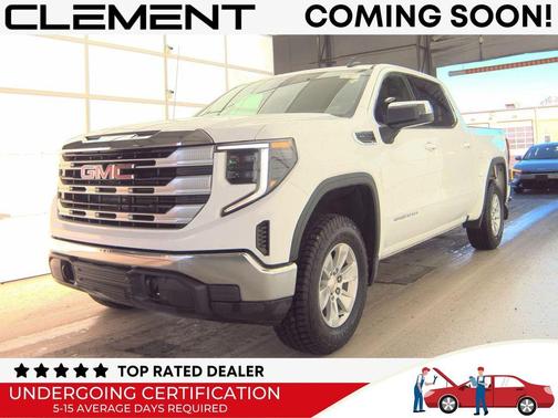 Summit White 2023 GMC Sierra 1500 SLE