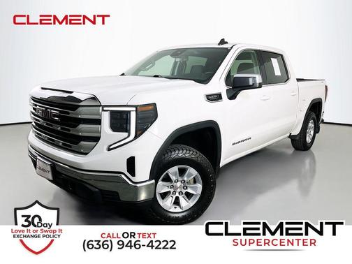 Summit White 2023 GMC Sierra 1500 SLE