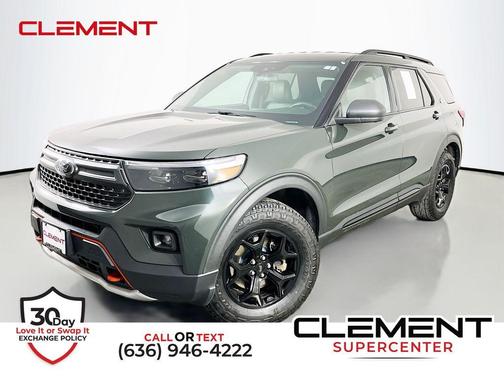 Forged Green Metallic 2022 Ford Explorer Timberline