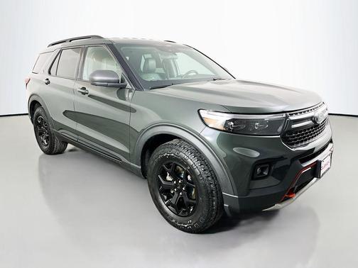 Forged Green Metallic 2022 Ford Explorer Timberline