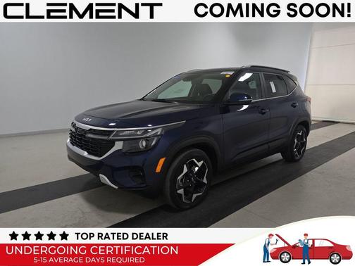 Dark Ocean Blue 2024 Kia Seltos EX