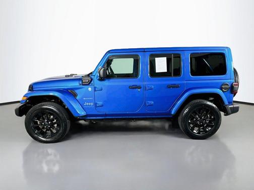 Hydro Blue Pearl 2024 Jeep Wrangler 4xe Sahara
