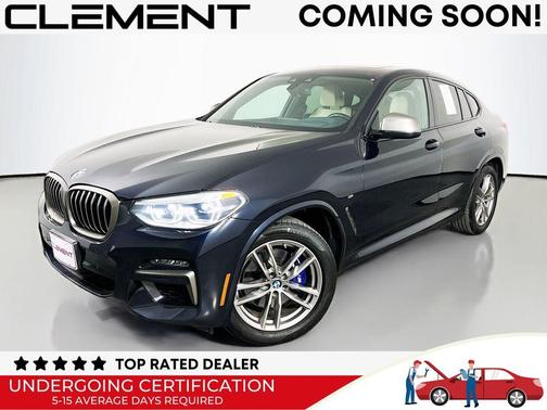 Carbon Black Metallic 2021 BMW X4 M40i