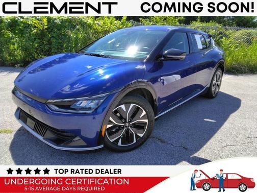 Blue 2024 Kia EV6 Wind