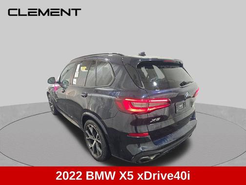 Carbon Black Metallic 2022 BMW X5 xDrive40i