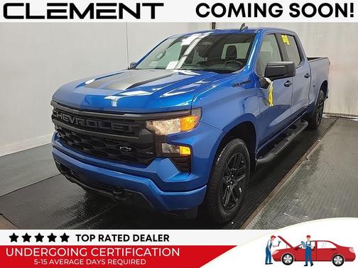 Glacier Blue Metallic 2024 Chevrolet Silverado 1500 Custom