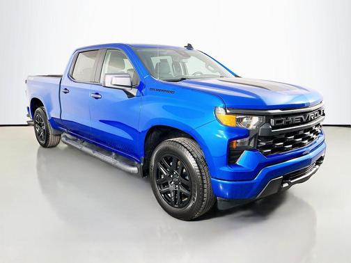 Glacier Blue Metallic 2024 Chevrolet Silverado 1500 Custom