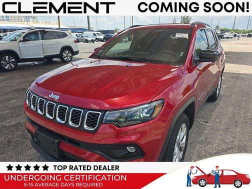 Red 2025 Jeep Compass Latitude