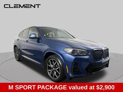 Phytonic Blue Metallic 2023 BMW X4 xDrive30i