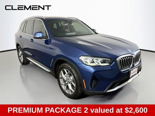 Phytonic Blue Metallic 2022 BMW X3 sDrive30i