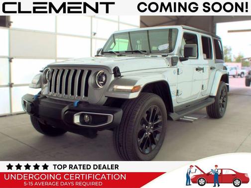 Silver Zynith Clearcoat 2023 Jeep Wrangler 4xe Sahara