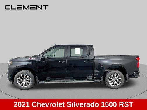 Black 2021 Chevrolet Silverado 1500 RST