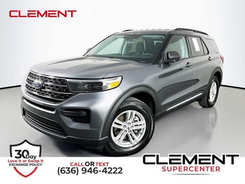 Gray Metallic 2022 Ford Explorer XLT