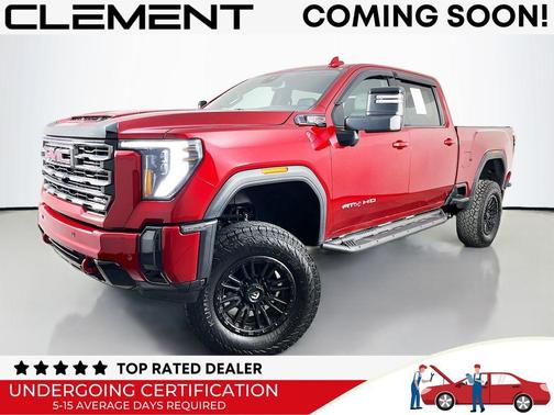 Volcanic Red 2024 GMC Sierra 2500 AT4
