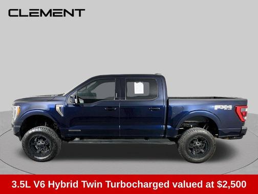 Antimatter Blue Metallic 2022 Ford F-150 Platinum