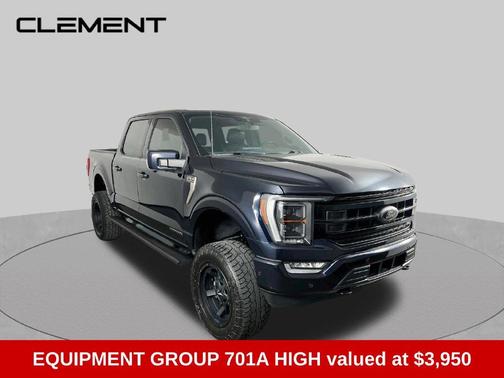 Antimatter Blue Metallic 2022 Ford F-150 Platinum