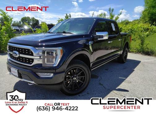 Agate Black Metallic 2021 Ford F-150 Platinum