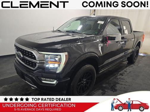 Agate Black Metallic 2021 Ford F-150 Platinum