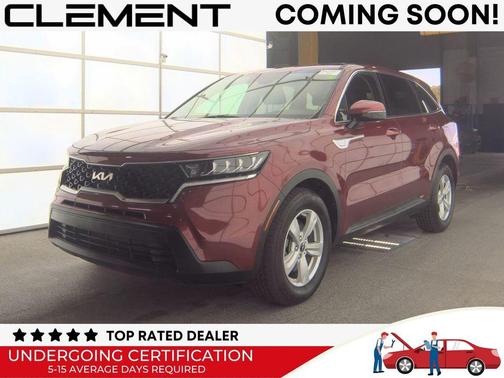 Passion Red Tintcoat 2022 Kia Sorento LX