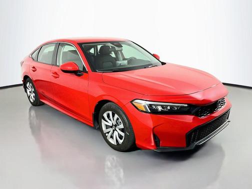 Red 2026 Honda Civic LX