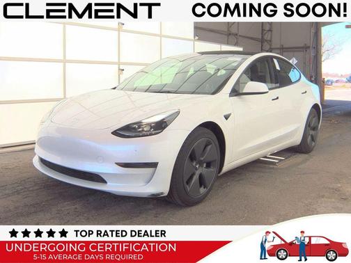 Pearl White Multi 2023 Tesla Model 3 Base