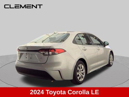 Classic Silver Metallic 2024 Toyota Corolla LE