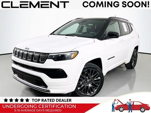 Bright White Clearcoat 2022 Jeep Compass Altitude