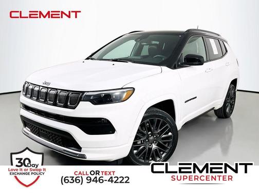 Bright White Clearcoat 2022 Jeep Compass Altitude