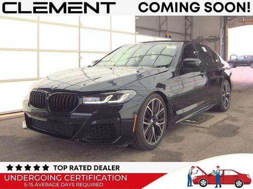 Carbon Black Metallic 2021 BMW M550 i xDrive