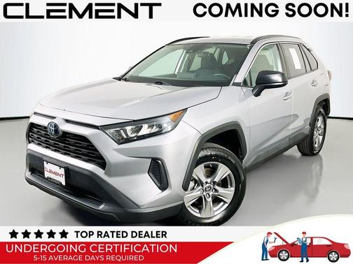 Silver Sky Metallic 2022 Toyota RAV4 Hybrid LE