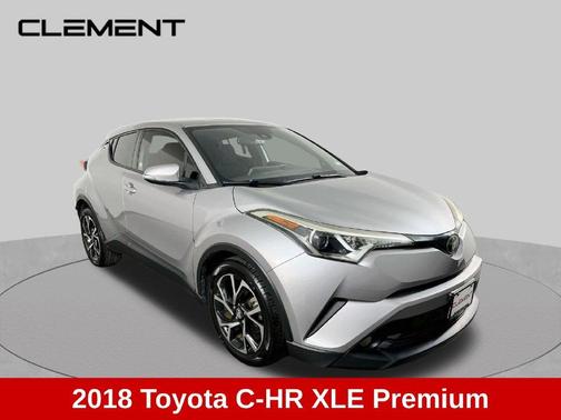 Silver Knockout Metallic 2018 Toyota C-HR XLE Premium