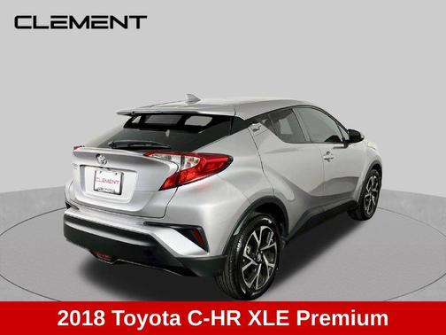 Silver Knockout Metallic 2018 Toyota C-HR XLE Premium