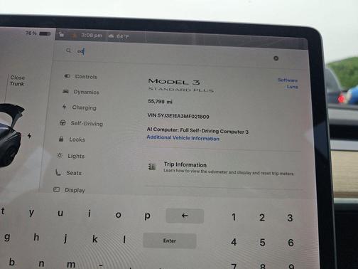 Midnight Silver Metallic 2021 Tesla Model 3 Standard Range Plus