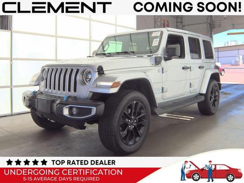 Silver Zynith Clearcoat 2023 Jeep Wrangler 4xe Sahara
