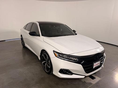 White 2022 Honda Accord Sport 1.5T