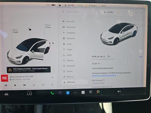 Pearl White 2021 Tesla Model 3 Standard Range Plus