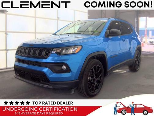 Hydro Blue Pearlcoat 2025 Jeep Compass Latitude