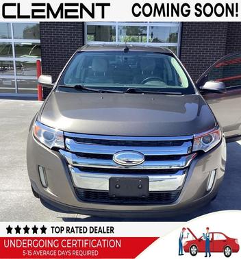 Mineral Gray Metallic 2014 Ford Edge SEL