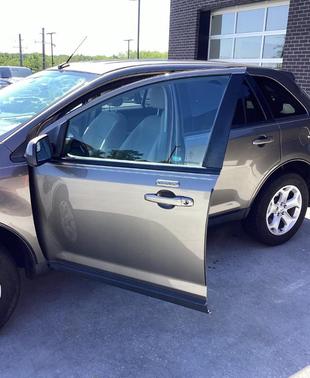 Mineral Gray Metallic 2014 Ford Edge SEL