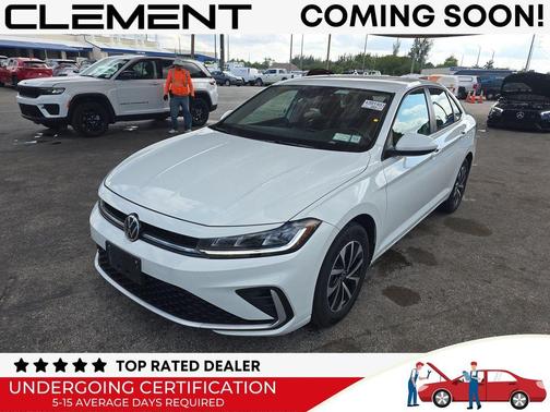 Pure White 2025 Volkswagen Jetta 1.5T S