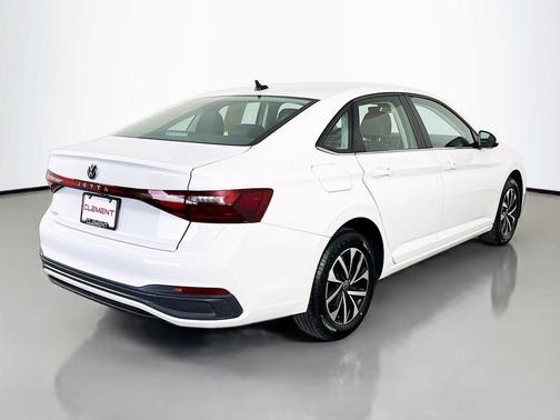 Pure White 2025 Volkswagen Jetta 1.5T S