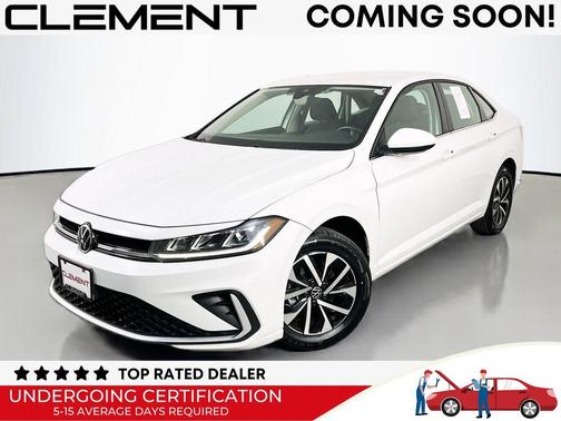 Pure White 2025 Volkswagen Jetta 1.5T S