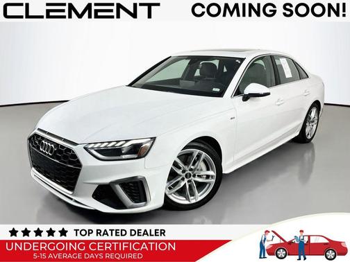 Ibis White 2023 Audi A4 45 S line Premium Plus