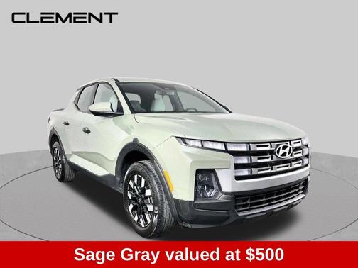 Sage Gray 2025 Hyundai SANTA CRUZ SE