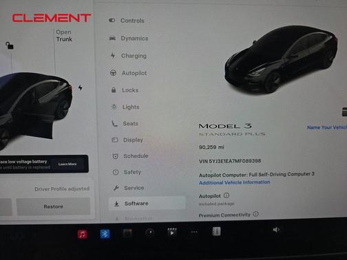 2021 Tesla Model 3 Standard Range Plus