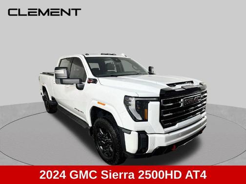 White Frost Tri-Coat 2024 GMC Sierra 2500 AT4