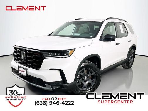 Platinum White Pearl 2025 Honda Pilot TrailSport
