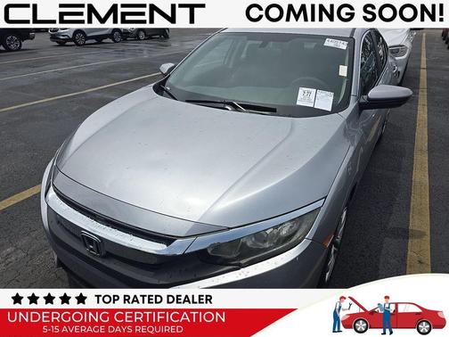 Lunar Silver Metallic 2018 Honda Civic LX